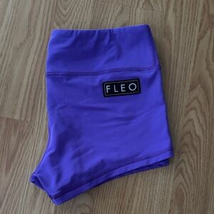 Fleo Vivid Purple Workout Shorts